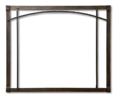 Empire White Mountain Hearth Forged Iron Inset, Arch, Black - DFF40RBL - FireplacesProWhite Mountain HearthFront and Inset