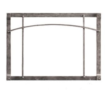 Empire White Mountain Hearth Forged Iron Inset, Arch, Distressed Pewter - DFF50RPD - FireplacesProWhite Mountain HearthFront and Inset