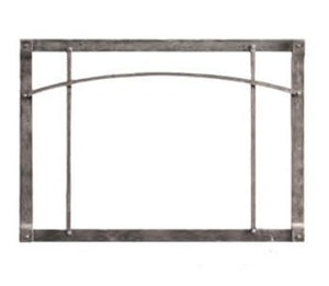 Empire White Mountain Hearth Forged Iron Inset, Arch, Distressed Pewter - DFF50RPD - FireplacesProWhite Mountain HearthFront and Inset