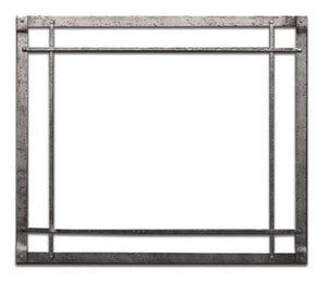 Empire White Mountain Hearth Forged Iron Inset, Rectangle, Black - DFF40CBL - FireplacesProWhite Mountain HearthFront and Inset