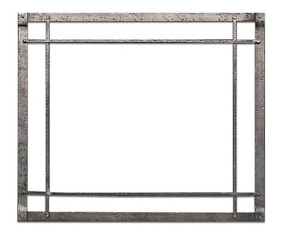 Empire White Mountain Hearth Forged Iron Inset, Rectangle, Distressed Pewter - DFF40CPD - FireplacesProWhite Mountain HearthFront and Inset