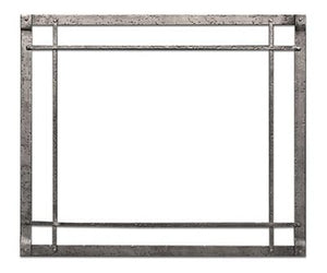 Empire White Mountain Hearth Forged Iron Inset, Rectangle, Distressed Pewter - DFF40CPD - FireplacesProWhite Mountain HearthFront and Inset