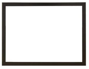 Empire White Mountain Hearth Rectangle, 1.5 - in., Brushed Nickel, for peninsula fireplace end - DF242NB - FireplacesProWhite Mountain HearthFront