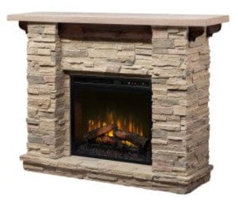 Featherston Design Mantel and Firebox Set with Log Ensemble - X - GDS28L8 - 1152LR - DIMPLEX - FireplacesProDimplexFirebox