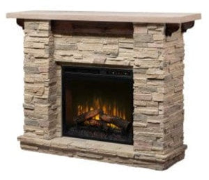 Featherston Design Mantel and Firebox Set with Log Ensemble - X - GDS28L8 - 1152LR - DIMPLEX - FireplacesProDimplexFirebox