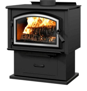 Gateway 1700 - Metallic Black Wood - Burning Stove - WB17FS - EMPIRE STOVE - FireplacesProEmpire StoveWood Burning Stove