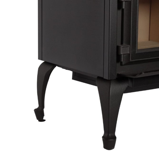 Gateway 2300 - Black Queen Anne Leg Kit with Ash Pan - WLQ2BL - EMPIRE STOVE - FireplacesProEmpire StoveLeg Kit