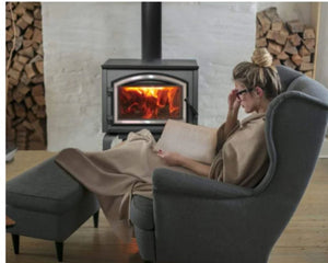 Gateway 2300 - Metallic Black Wood - Burning Stove - WB23FS - EMPIRE STOVE - FireplacesProEmpire StoveWood Burning Stove