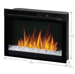 Glass Ember Bed included with Electric Firebox: 26" Multi - Fire XHD Model - DIMPLEX - FireplacesProDimplexElectric Firebox