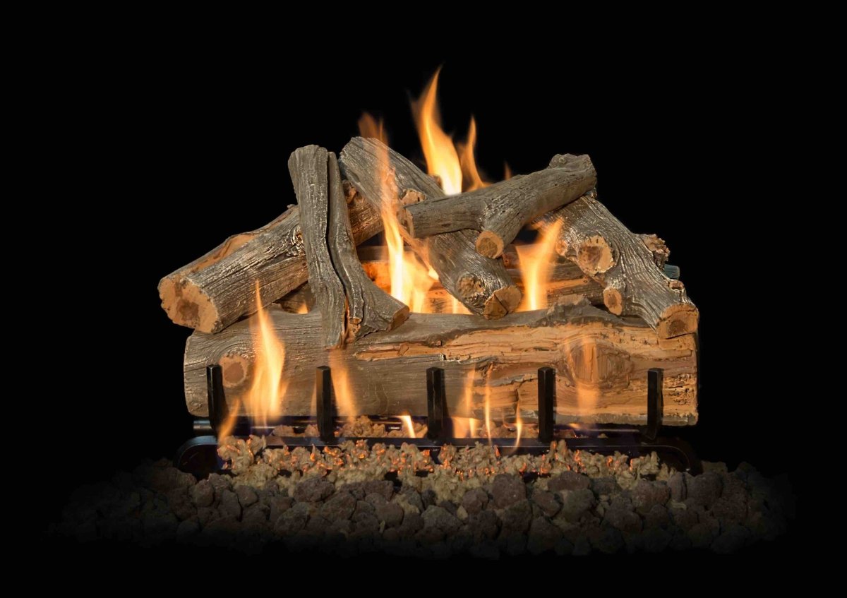 Grand Canyon Gas Logs - AZ Juniper See Through Vented Indoor/Outdoor Logs - FireplacesProGrand Canyon Gas LogsGas Logs