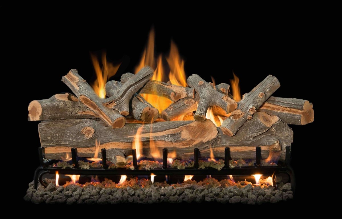 Grand Canyon Gas Logs - AZ Juniper See Through Vented Indoor/Outdoor Logs - FireplacesProGrand Canyon Gas LogsGas Logs