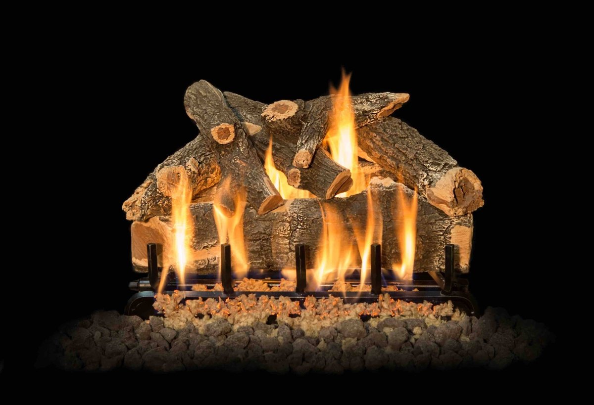 Grand Canyon Gas Logs - AZ Weathered Oak See Through Vented Indoor/Outdoor Logs - FireplacesProGrand Canyon Gas LogsGas Logs