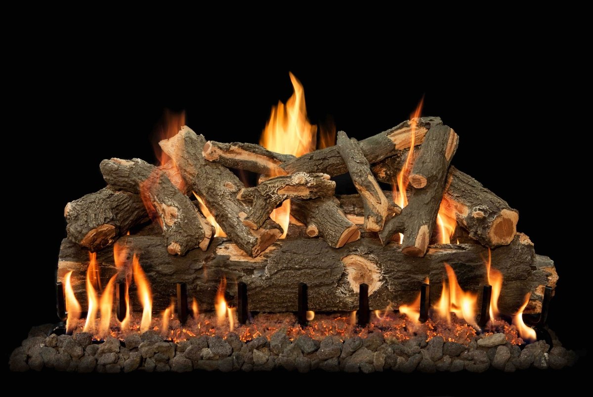 Grand Canyon Gas Logs - AZ Weathered Oak See Through Vented Indoor/Outdoor Logs - FireplacesProGrand Canyon Gas LogsGas Logs