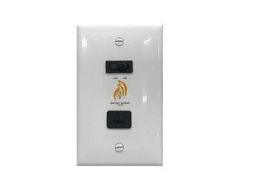 IFT - Controlled Unit Battery Backup Wall Switch Kit: Featuring On/Off Wall Switch, USB - C Port, Battery Backup, Cover Plate, and 12 - Foot Wire Harness - Product Code: BATTERY - WSK - OUTDOOR LIFESTYLE - FireplacesProOutdoor LifestyleWall Switch