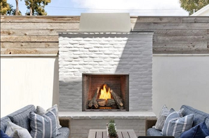 Courtyard Outdoor Fireplace, Refractory Essential - ODCOUG-42NR: 42-Inch Variant - OUTDOOR LIFESTYLE