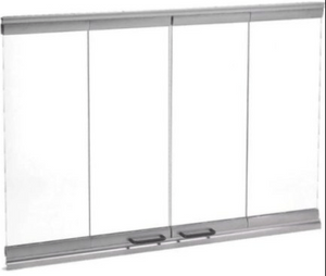 DM1036S: Stylish Bi-Fold Glass Doors Featuring Stainless Steel Trim - OUTDOOR LIFESTYLE