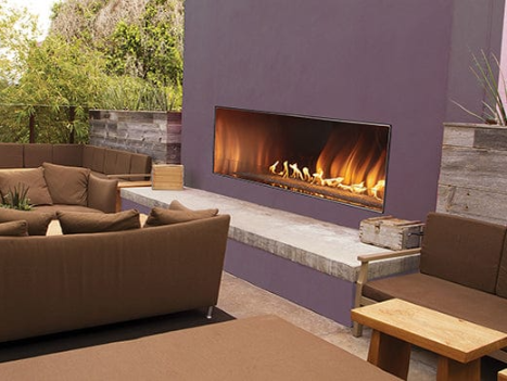 Carol Rose Coastal Collection Outdoor Fireplace, Linear 48 - Natural Gas/ Liquid Propane - EMPIRE WHITE MOUNTAIN HEARTH