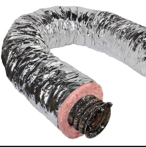 Insulated Flex Duct for Exterior Air: Two 42" (1065mm) Sections Included - 4" (100mm) - ID4 - OUTDOOR LIFESTYLE - FireplacesProOutdoor LifestyleFlex Duct