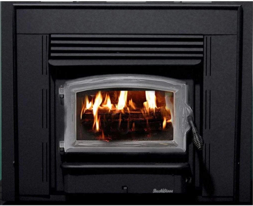 Model ZC21 Wood Stove featuring Door Options in Black, Gold, or Pewter - BUCK STOVE