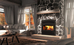 Lafayette II Wood Fireplace with Four 6" x 36" Chimney Lengths - FP10RK - VALCOURT - FireplacesProValcourtWood Fireplace