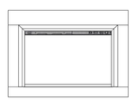 Large Surround for IS - 42 Gas Insert - IS - 42 - GI32 - SIMPLIFIRE - FireplacesProSimpliFireElectric Fireplace Surround