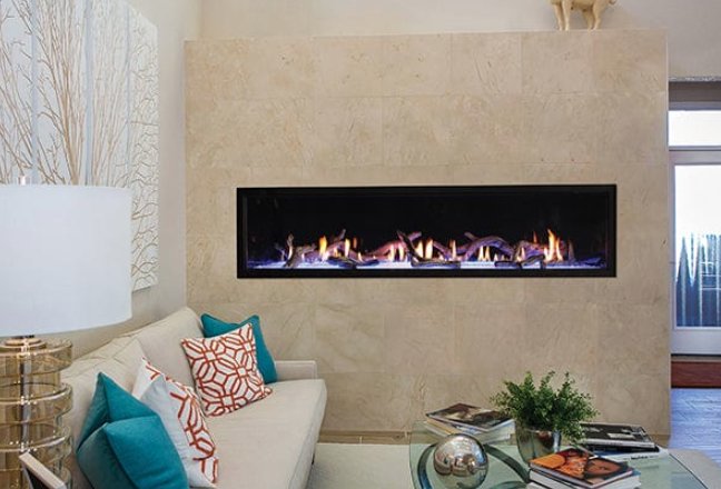 Linear Fireplace with Direct Vent for Boulevard, 72 inches, Natural Gas/Liquid Propane (NG/LP) - AMERICAN HEARTH. - FireplacesProAmerican HearthDirect - Vent Fireplace