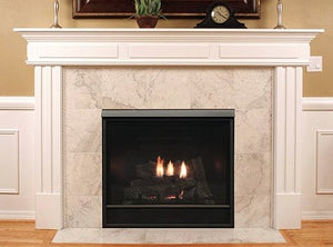 Madison Clean - Face Direct - Vent Fireplace, Deluxe 36", IP, Log Set, Blower - AMERICAN HEARTH - FireplacesProAmerican HearthDirect - Vent Fireplace