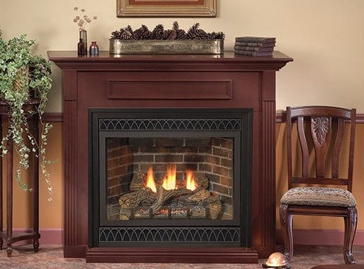 Madison Direct - Vent Fireplace, Deluxe 32", IP, Blower, NG/LP - AMERICAN HEARTH - FireplacesProAmerican HearthDirect - Vent Fireplace