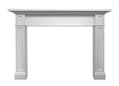 Majestic - Acadia Flush Mantel, Primed MDF - AFAAMPA - FireplacesProMajesticMantel