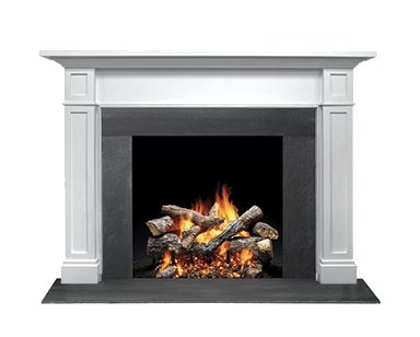 Majestic - Acadia Flush Mantel, Primed MDF - AFAAMPB - FireplacesProMajesticMantel