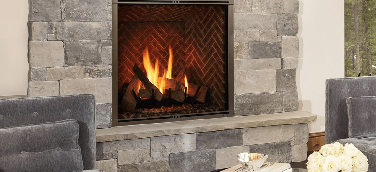 Majestic - Marquis II 36" top, direct vent fireplace with IntelliFire Touch ignition - Natural Gas - MARQ36IN - B - FireplacesProMajesticDirect - Vent Fireplace