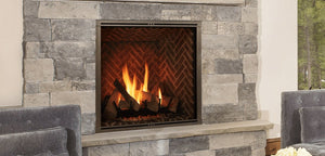 Majestic - Marquis II 36" top, direct vent fireplace with IntelliFire Touch ignition - Natural Gas - MARQ36IN - B - FireplacesProMajesticDirect - Vent Fireplace