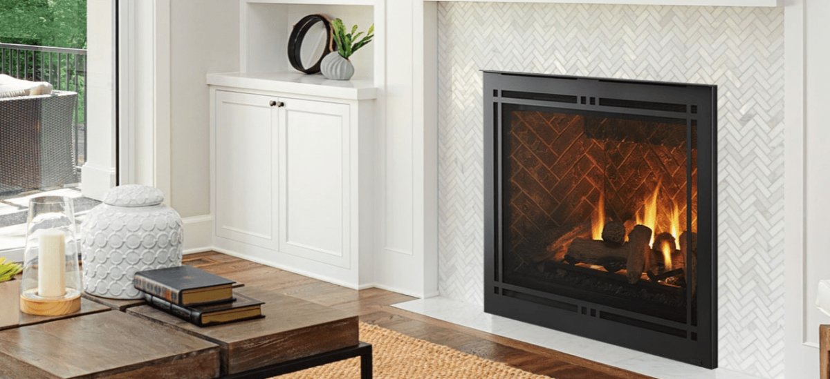 Majestic - Meridian Platinum 36" top/rear direct vent unit with Intellifire Touch ignition - MERIDPLA36IL - FireplacesProMajesticDirect - Vent Fireplace