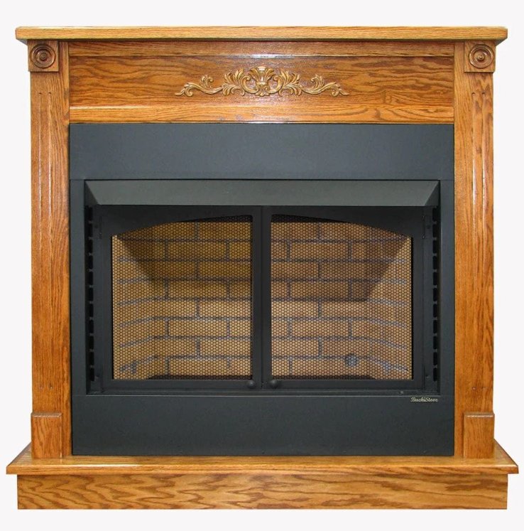 Mantel Only: Recessed Installation for ZCBB 36 - BUCK STOVE - FireplacesProBuck StoveMantel