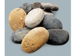 Media - Stones - 30: Multi - Hued Fiber Stone Media in Large Size - OUTDOOR LIFESTYLE - FireplacesProOutdoor LifestyleStone Media