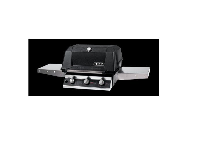 MHP Grills - Cast Stainless Steel Oval Burners and Heat Plates with SearMagic®, (2) Folding Shelves W3G4DD - NS/PS - FireplacesProMHP GrillsBurner