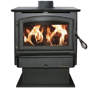 Model 21 Wood Stove Featuring Door Options in Black, Gold, or Pewter - BUCK STOVE - FireplacesProBuck StoveWood Stove