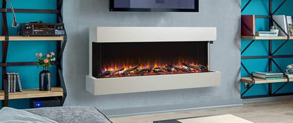 Modern Elegance - Floating Mantel Kit for Scion 55 - Primed MDF with Wall Mount Bracket - SF - SCT55 - MANTEL - SIMPLIFIRE - FireplacesProSimpliFireElectric Fireplace Mantel