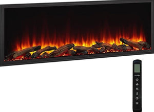 Modern Elegance - Scion 43" Clean Face Linear Electric Fireplace - SF - SC43 - BK - SIMPLIFIRE - FireplacesProSimpliFireLinear Electric Fireplace