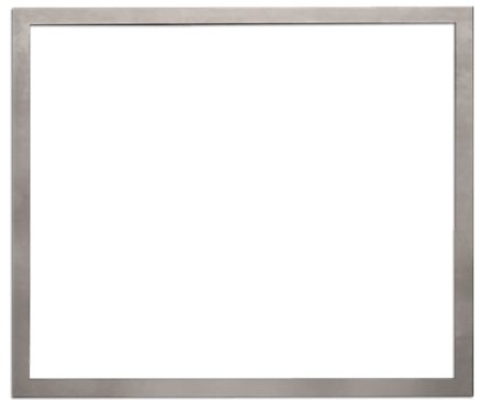 Rectangle, 1.5 - in., Brushed Nickel - DF362NB - AMERICAN HEARTH - FireplacesProAmerican HearthFraming Kit