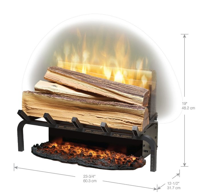 Revillusion® 20" Plug - In Fresh Cut Log Set with Included Ash Mat (Model X - RLG20FC) - DIMPLEX - FireplacesProDimplexElectric Log Set