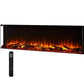 Scion Trinity - Modern Elegance with the 55" 3 - Sided Linear Electric Fireplace - SF - SCT55 - BK - SIMPLIFIRE - FireplacesProSimpliFireLinear Electric Fireplace