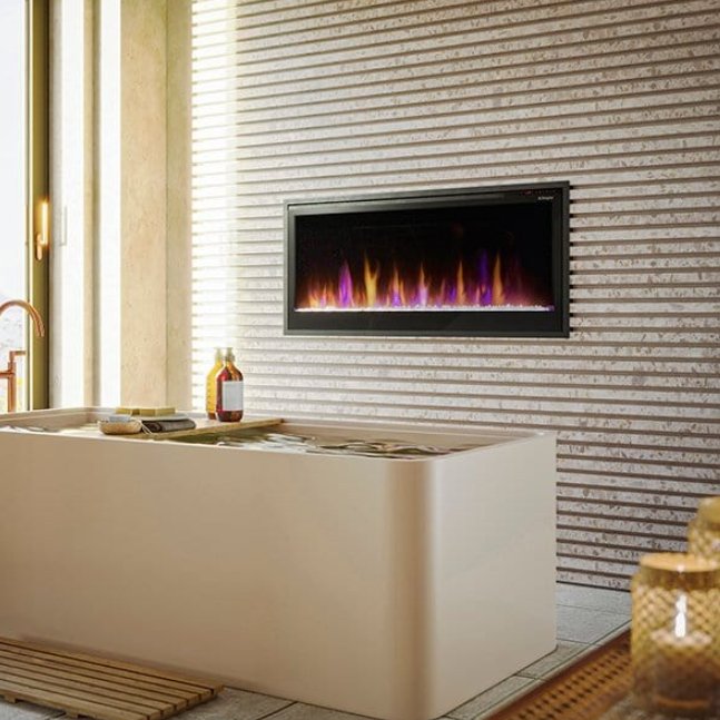 Slim Built - in Linear Electric Fireplace: 42" Multi - Fire® SL - Model X - PLF4214 - XS - DIMPLEX - FireplacesProDimplexElectric Fireplace