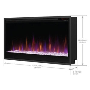 Slim Built - in Linear Electric Fireplace: 50" Multi - Fire® SL - Model X - PLF5014 - XS - DIMPLEX - FireplacesProDimplexElectric Fireplace