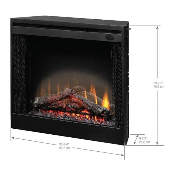 Slim Line Built - In Electric Firebox: 33 Inches - DIMPLEX - FireplacesProDimplexElectric Firebox