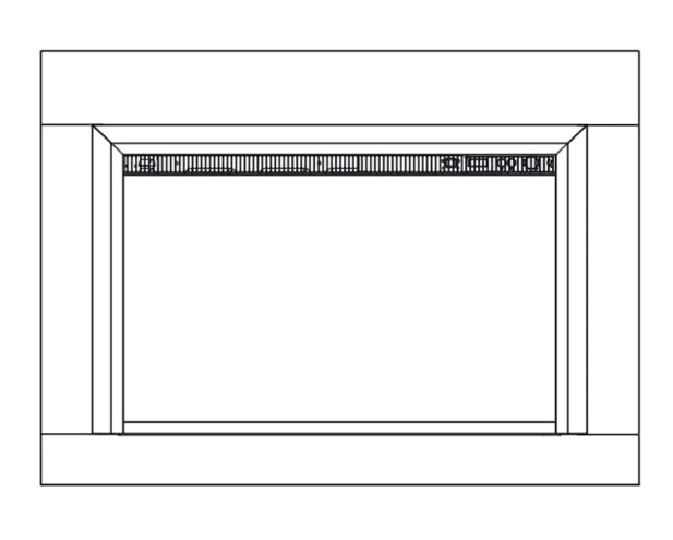 Small Surround for IS - 36 Gas Insert - IS - 36 - GI32 - SIMPLIFIRE - FireplacesProSimpliFireElectric Fireplace Surround