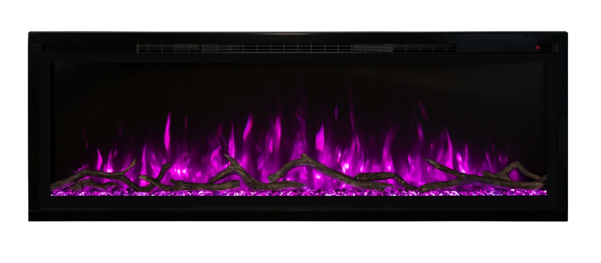 Spectrum Slimline Ultra - Slim Electric Fireplace - Recessed/Built - in/Wall Mount (50" - 100") with Touch Screen Controls - MODERN FLAMES - FireplacesProModern FlamesElectric Fireplace