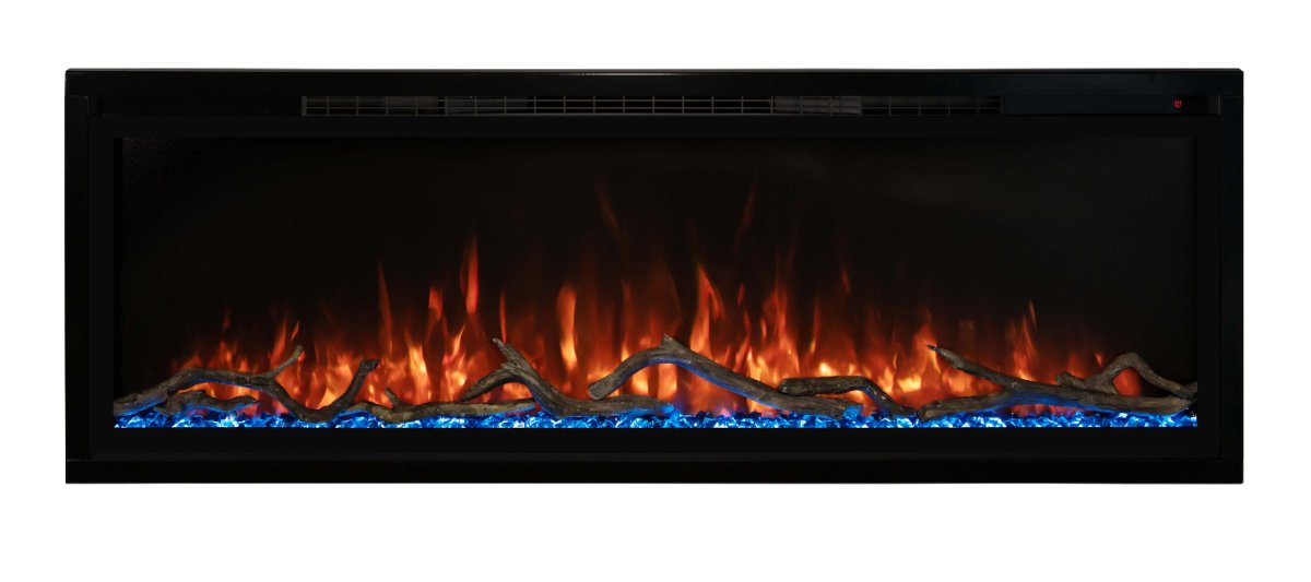 Spectrum Slimline Ultra - Slim Electric Fireplace - Recessed/Built - in/Wall Mount (50" - 100") with Touch Screen Controls - MODERN FLAMES - FireplacesProModern FlamesElectric Fireplace