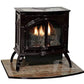 Spirit Stove Cast Iron Vent - Free, Medium Porcelain Black, Nat - AMERICAN HEARTH - FireplacesProAmerican HearthVent Free Stove