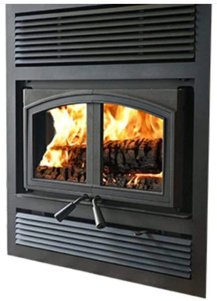 St. Clair 3000 - Wood Burning Fireplace with Blower, 3.0 cu.ft., Metallic Black - WB30FP - EMPIRE STOVE - FireplacesProEmpire StoveWood Burning Fireplace